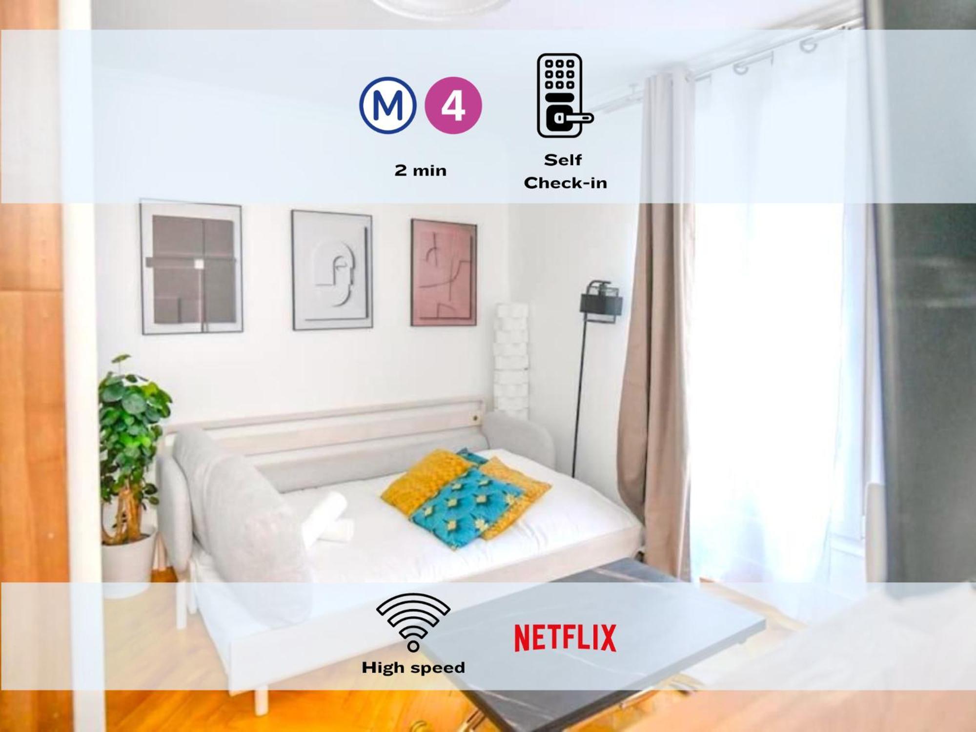 Le Refuge - Studio, Jardin Luxembourg, Montparnasse Appartement *